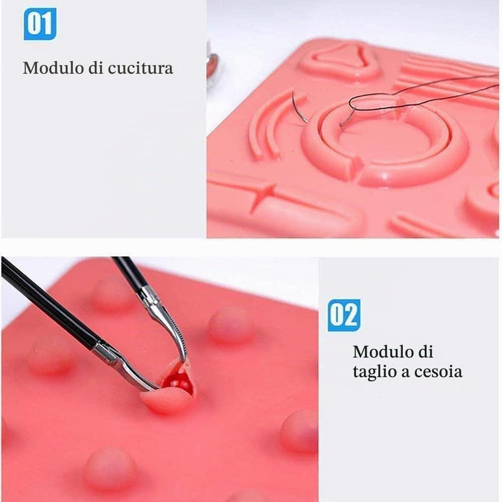ERCTOO Trainer Laparoscopico, Addestramento Medico, per L'uso Corsi Formazione per Studenti Medicina, 10 Moduli Formazione, per Allenamento Sussidi Didattici per L'insegnamento E La Formazione