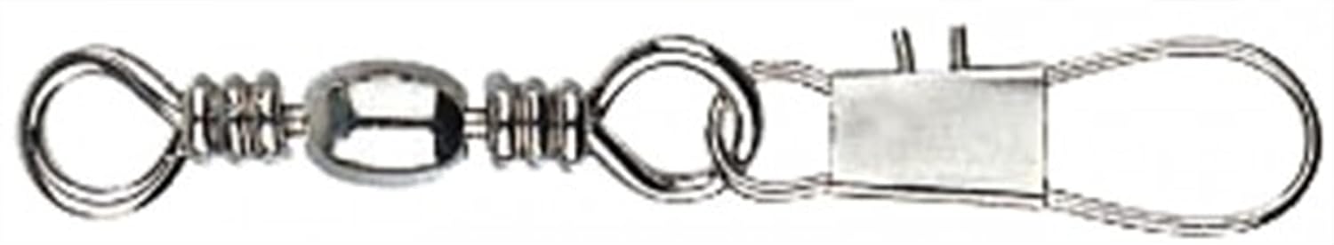 MustadBarrel Swivel W/Interlock Snap - Nickel