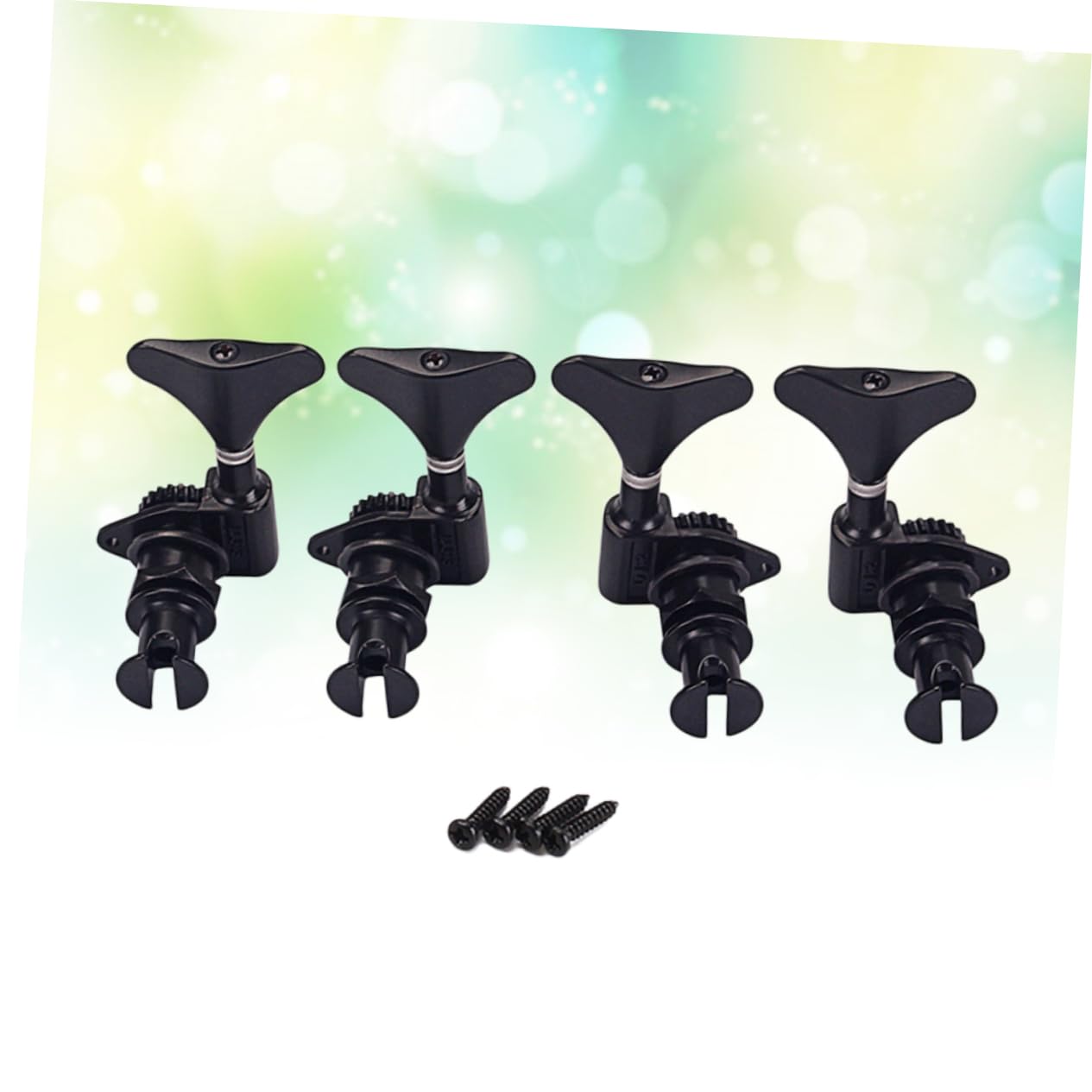 Toddmomy Clavijas De Afinación Para Ukelele Afinadores Sellados Cabezal De Níquel Rieles Para Montaje y Juego De Llaves Para Cuerdas Afinador Ukelele