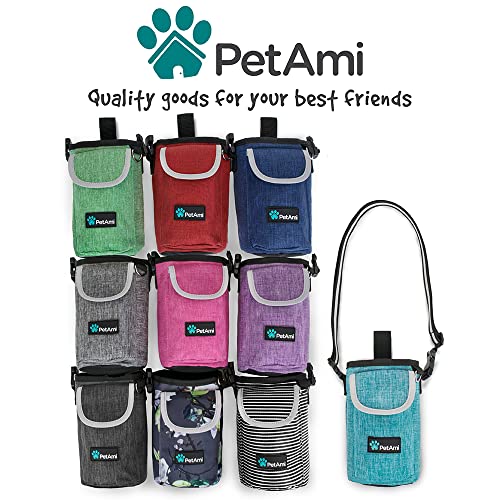 PetAmi Bolsa de guloseimas para cães, bolsa grande para treinamento de animais de estimação com bols