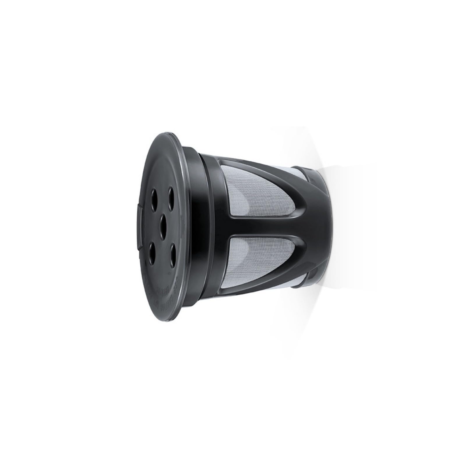 Zepfjhe Black Stainless Steel Efficient Cup Filter 5 Hole Accuracy Design Permanent User Friendly Coffee Pods Accessory Efficient Cup Coffee Filter