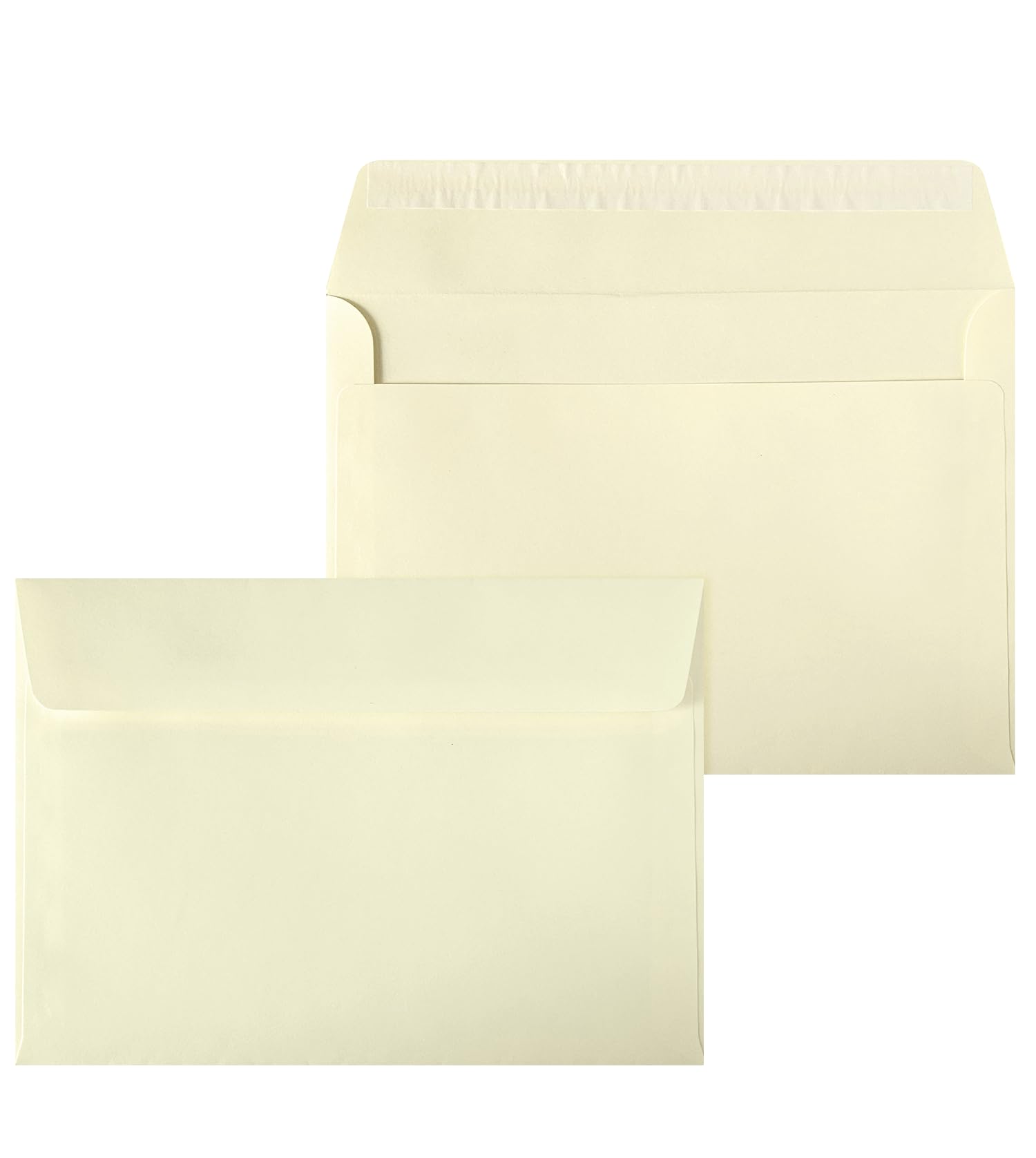 Netuno 20 Large Ivory envelopes C5 162 x 229 mm 6.4 x 9 in 120gsm Coloured Invitation Envelope Elegant envelopes for A5 Letters Wedding Invitations Greeting Cards documents Postcards — image 1