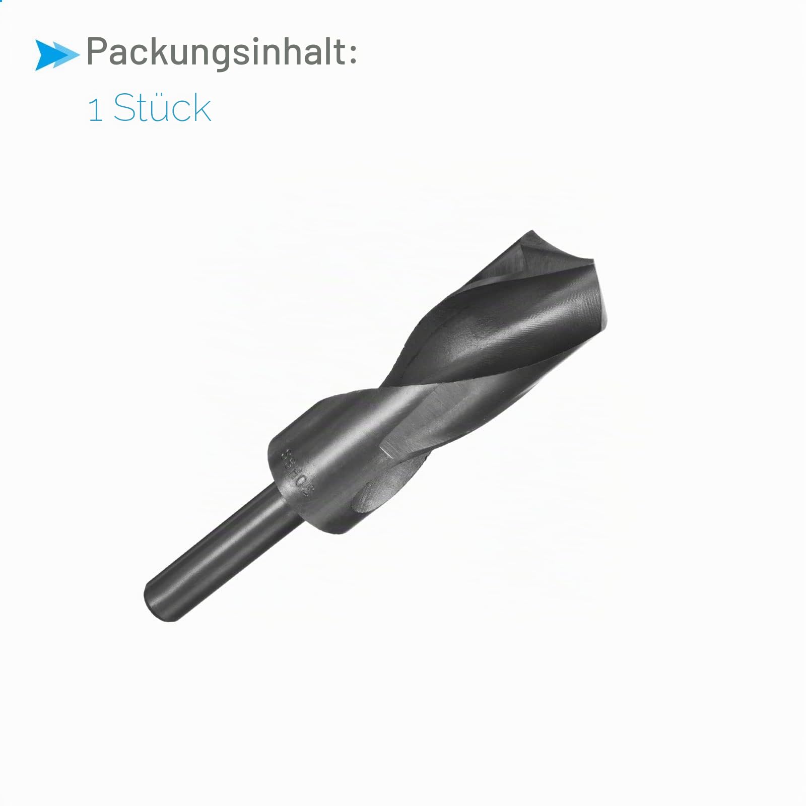 Verringert Schaft Spiralbohrer 30mm Schnitt Kante 1/2" Schaft Nitride Beschichtet Schnellstahl 9341 Drehung Bohreinsätze - (Anwendungen: für Edelstahl Metall Holz)
