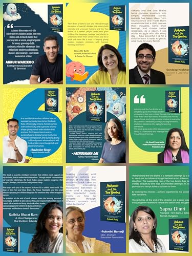Image of Aahana and the Two Brains: Interactive Picture Book with Fun Questions That Help Children Understand Their Minds and Emotions via Tools Age 7+ By Avinash Parhi