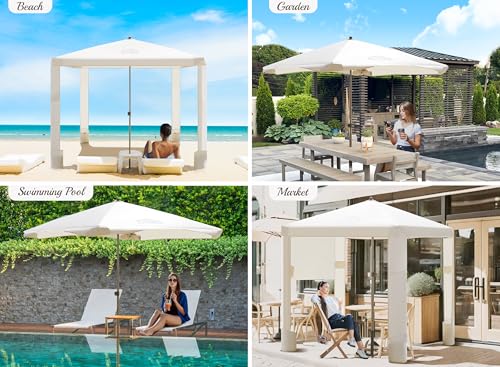 Decofy Beach Cabana 6.2' x 6'