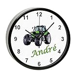 ROBUSTE Kinder Wanduhr: der Rahmen besteht aus schwarzem leichtem Kunststoff. Eine Echtglas - Abdeckung sorgt für eine klare Sicht auf das Analog - Ziffernblatt. Die Zahlen sind gut lesbar. Die Uhr ist mit einem Sekunden, Stunden- und Minutenzeiger ausgestattet. Das Uhrwerk ist sehr geräuscharm und leise und fast geräuschlos. Somit ist ein störendes ticken kaum hörbar und die Kinderuhr fast lautlos