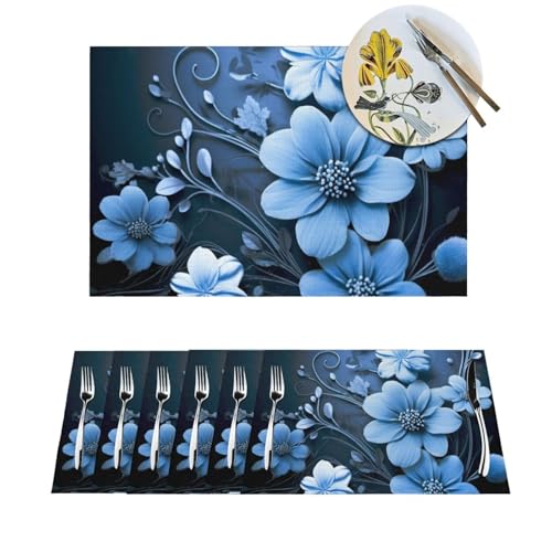 Sets de table tissés lavables en PVC : la solution anti-taches pour préserver votre table - 2