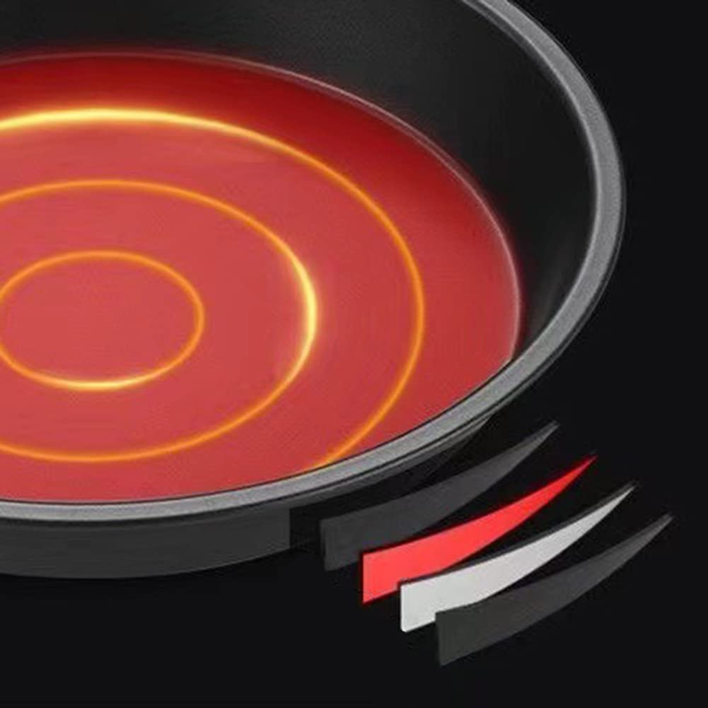 Whychstore Plat anti-adhésif de 30,5 cm pour four à micro-ondes, plateau à frites pour pizza,