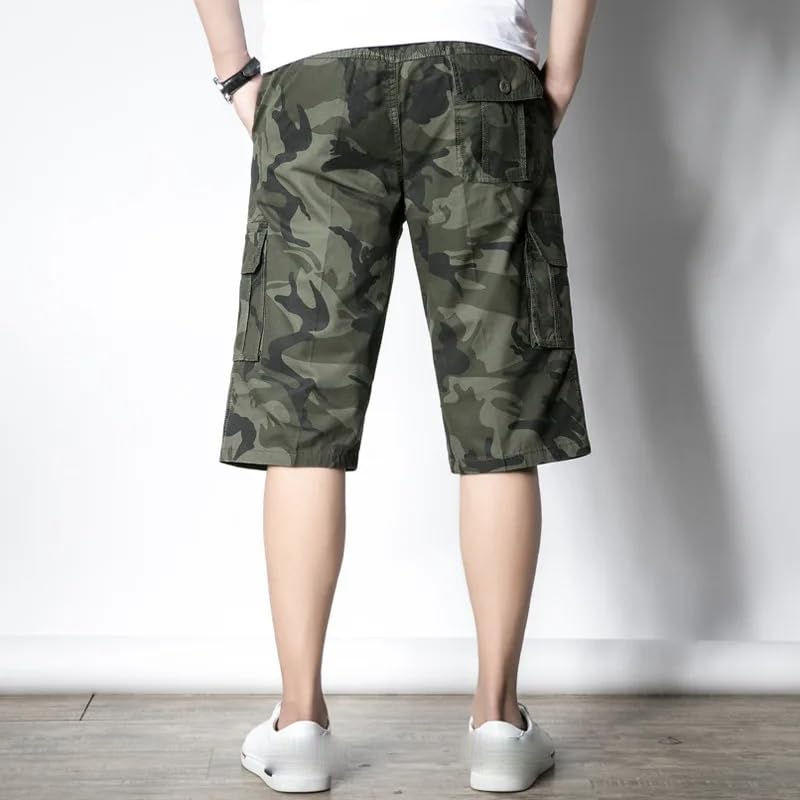 Short cargo décontracté pour homme résistant aux déchirures coupe ample de travail
