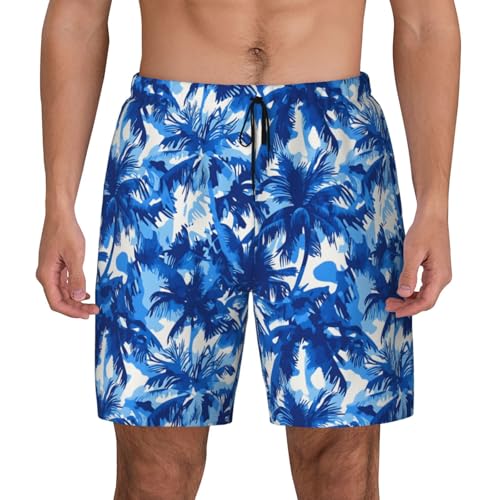 Mens Swim Trunks Breathable Quick Drying Swim Shorts with Compression Liner 2 in 1 Shorts Men Swimsuit