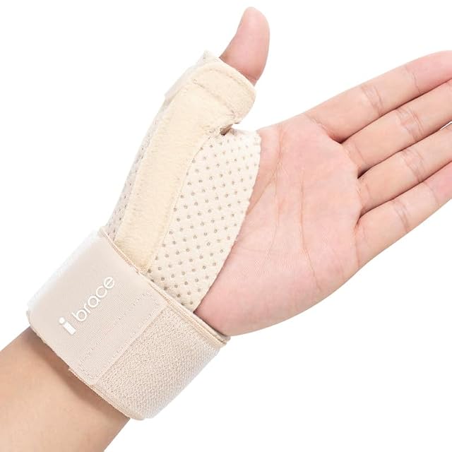 Reversible Thumb Wrist Splint for BlackBerry Thumb Trigger Finger Adjustable Thumb Brace for Arthritis Tendonitis Sprained and Pain