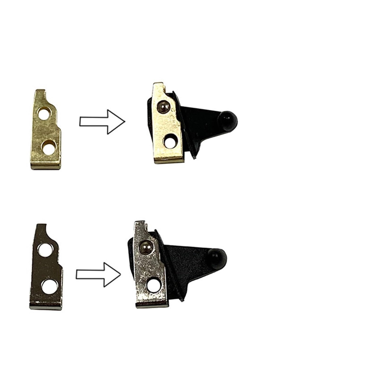 eufeifeiegds 10 STÜCKE for 8504 8509 8148 8591 1919 Elektrische Schneidemaschine Netzschalter Schrapnell Clippers Ersatzteile(Gold)
