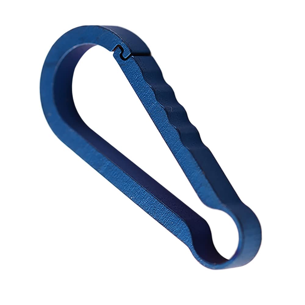Porte-clés Edc Multifonctionnel En Alliage De Titane, Clip De Poche Pour Cle D Exterieur Porte Cles A Tirage Rapide Avec Decapsuleur