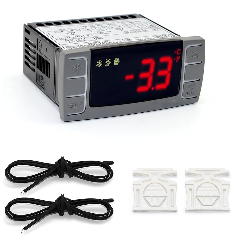 Ctrlzs Light Fit For Xr06cx-4N1f1 Temperature Controllers 120V/50-60Hz Programmable Digital Thermostat Fit For Commercial Freezer