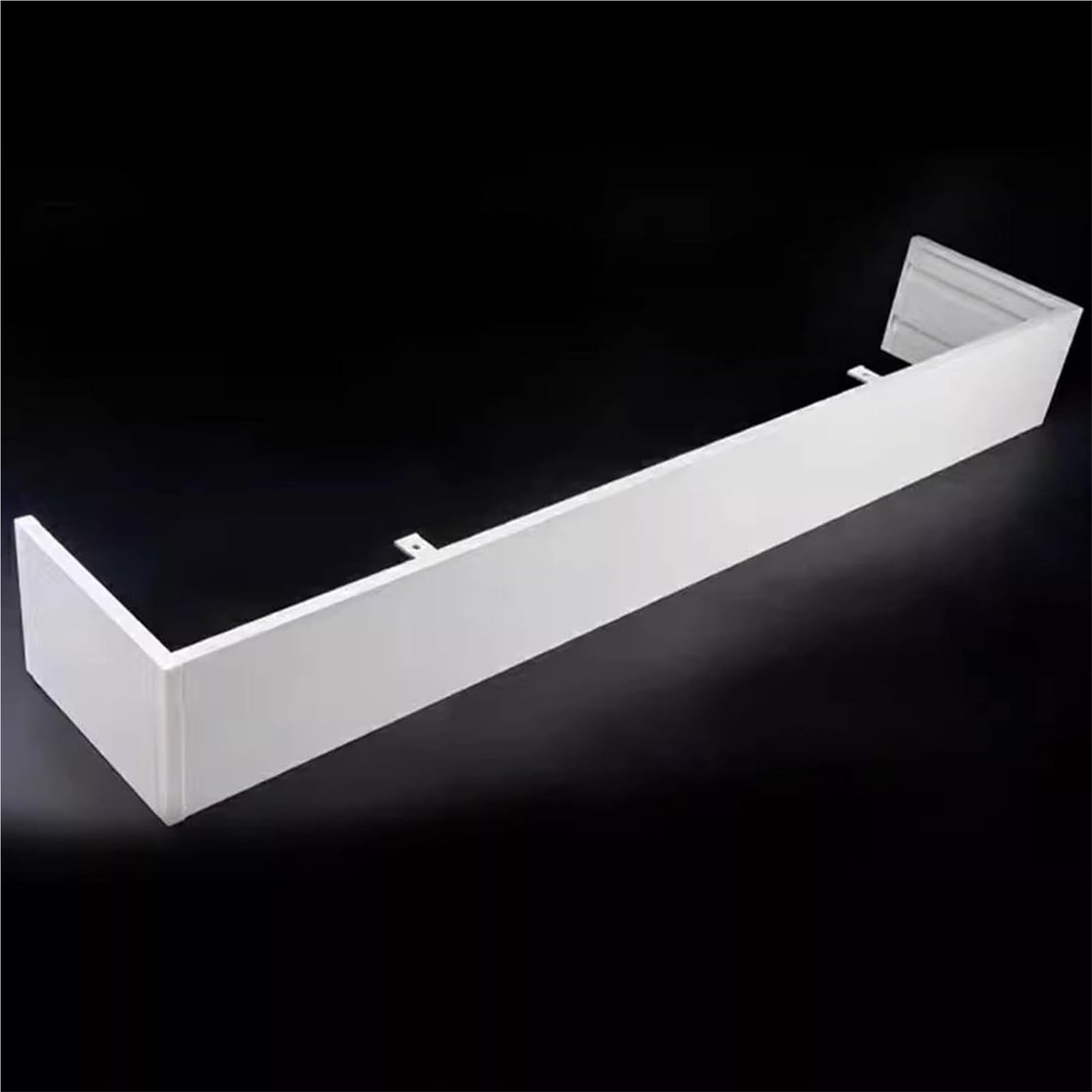 Tenda A Manto, Tenda A Scatola Personalizzabile Lunghezza Tenda A Manto Bianca per Coprire Binari per Tende, Montaggio A Soffitto Decorazione Cornicione (180 Cm (5,9