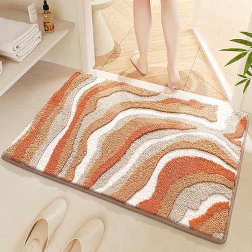 ORRMALL �o�X�}�b�g 40×60cm �z������ �ӂ�ӂ� �}�C�N���t�@�C�o�[ ����~�ߕt�� �R�ۖh�L ���� ����@�Ή� �����₷�� �����C�}�b�g �E�ߏ� ���ʏ��p ������� �k���� ORYSD77
