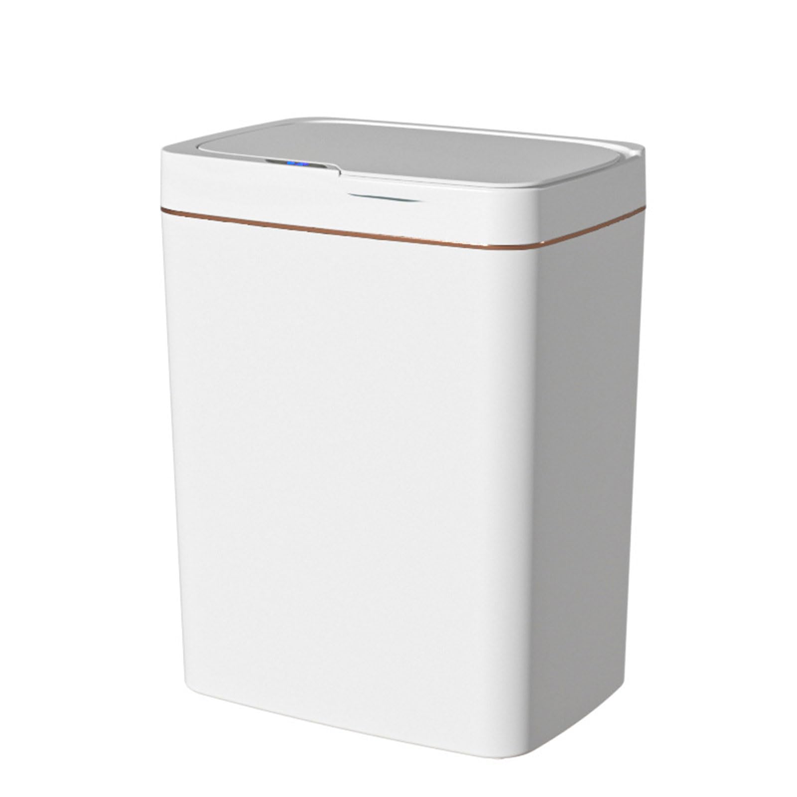 Kalttoy Operations Trash Can with Sensors Lid, 15 / 18L Waste Container for Bathroom, Bedroom, Living Room Sensors Garbage Bin