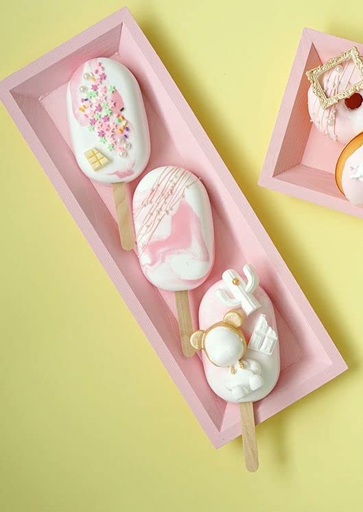 アイスクリームとキャンディー指輪のセット 食品サンプル フェイク