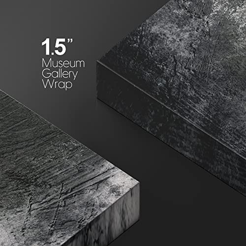 Wall26 Canvas Print Wall Art Howling Wolf On Grunge Black Background Animals Wildlife Digital Art Realism Chic Scenic Colorful Nature Wilderness For Living Room, Bedroom, Office - 16$\ #TOP3