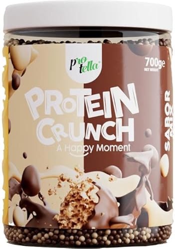 Protella - Toppings - Protein Crunchies Mix 550gr - Bolitas De Proteína Recubiertas De Chocolate Y Chocolate Blanco Sin Azúcar Y Sin Aceite De Palma Cover