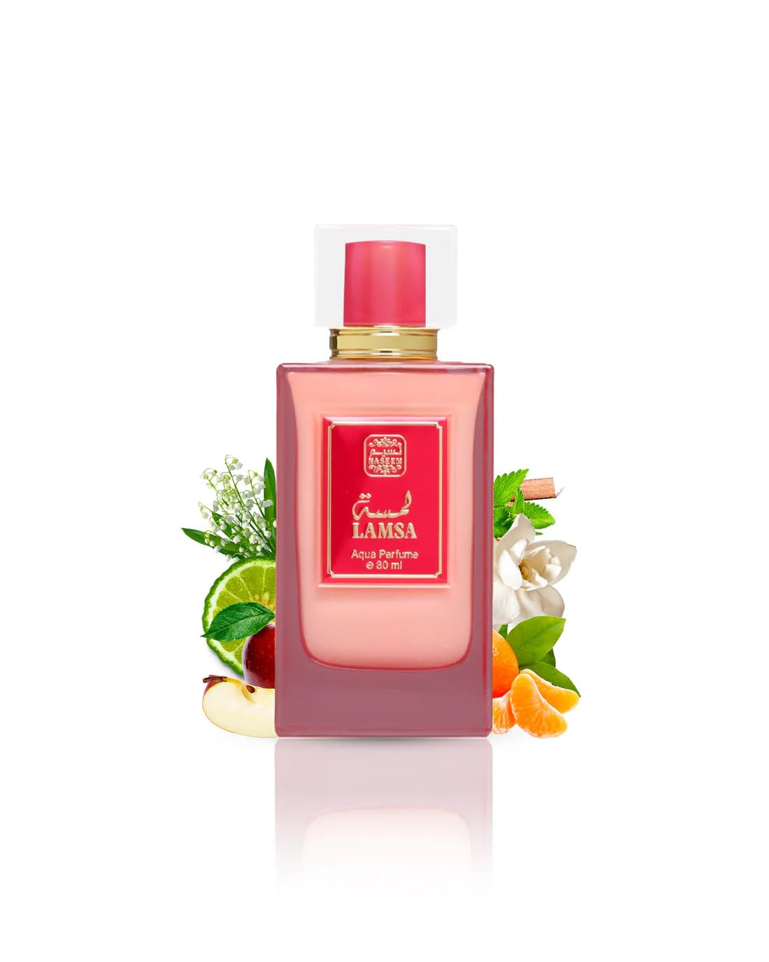 NASEEM Lamsa Aqua Perfume Spray for women 80ml - Discover a Luxurious Blend of Sweet Apples, Blooming Blossoms, Spicy Sandalwood, & Tangy Oranges for an Elegant, Long-Lasting Fragrance