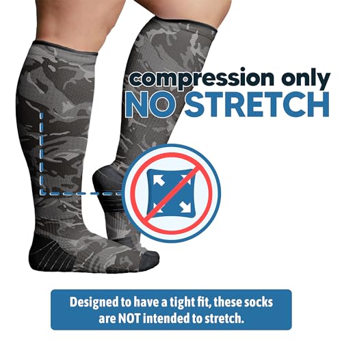 Image of Viasox Compression Socks for Women and Men, Knee High Socks 12-15 mmhg Circulation Support for Flight, Travel, Daily