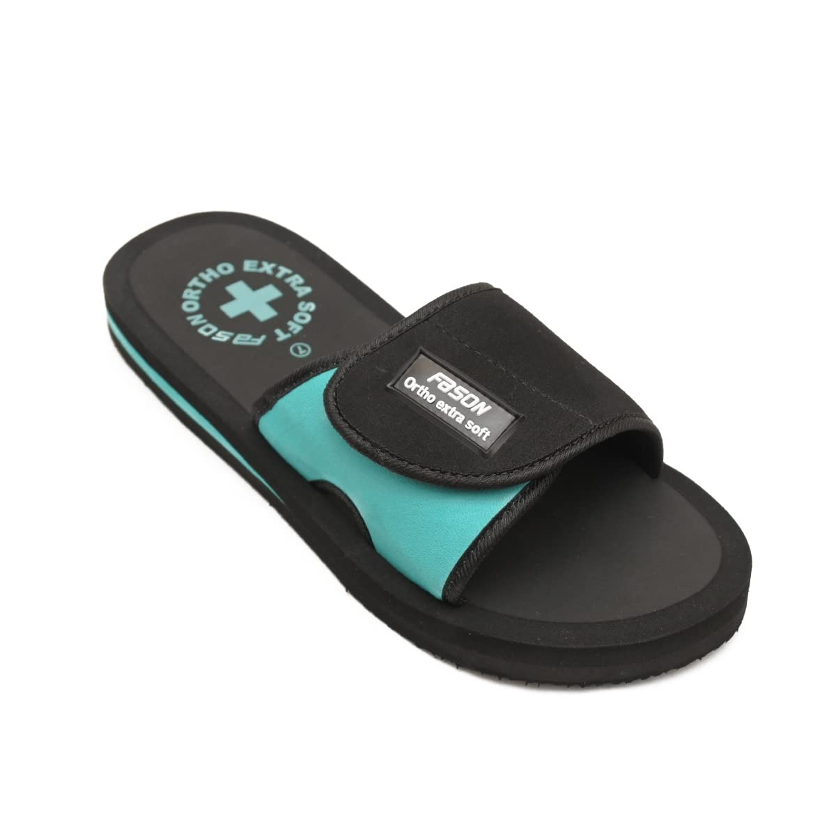 Fason Ortho Extra Soft Sliders for Mens Orthopaedic and Diabetic Adjustable Strap Super Comfort Sliders With Cushion (Black, 6) (B0C2V8WXBC) Amazon Price History, Amazon Price Tracker