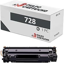 Pulpo Cartucho - Toner 728 Black Compatible with Canon Ref. 3500B002 – FAX L150, L170, L410 / I-Sensys MF 4410, 4430, 4450, 4550D, 4570, 4580DN, 4730, 4750, 4770N, 4788 0W, 482 0W, 4870DN, 4880DW,