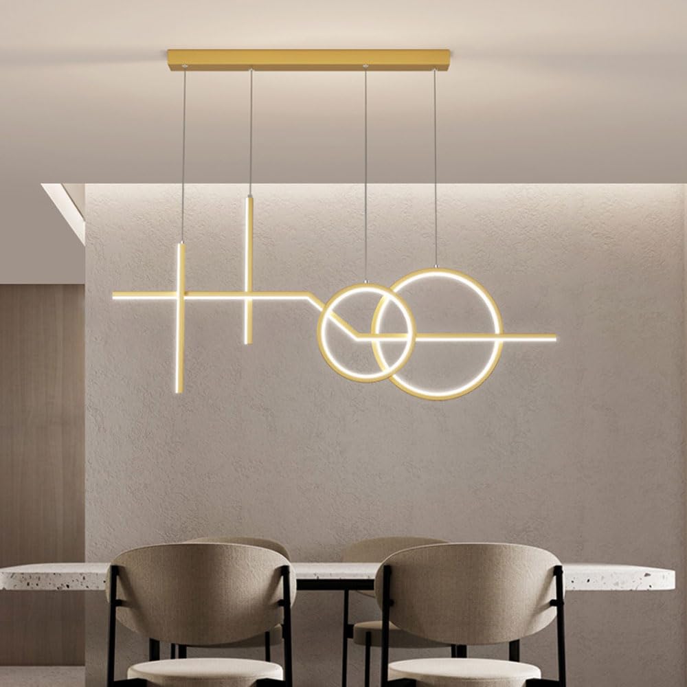 Lampe suspendue LED 90cm éclairage table salle à manger réglable 42W