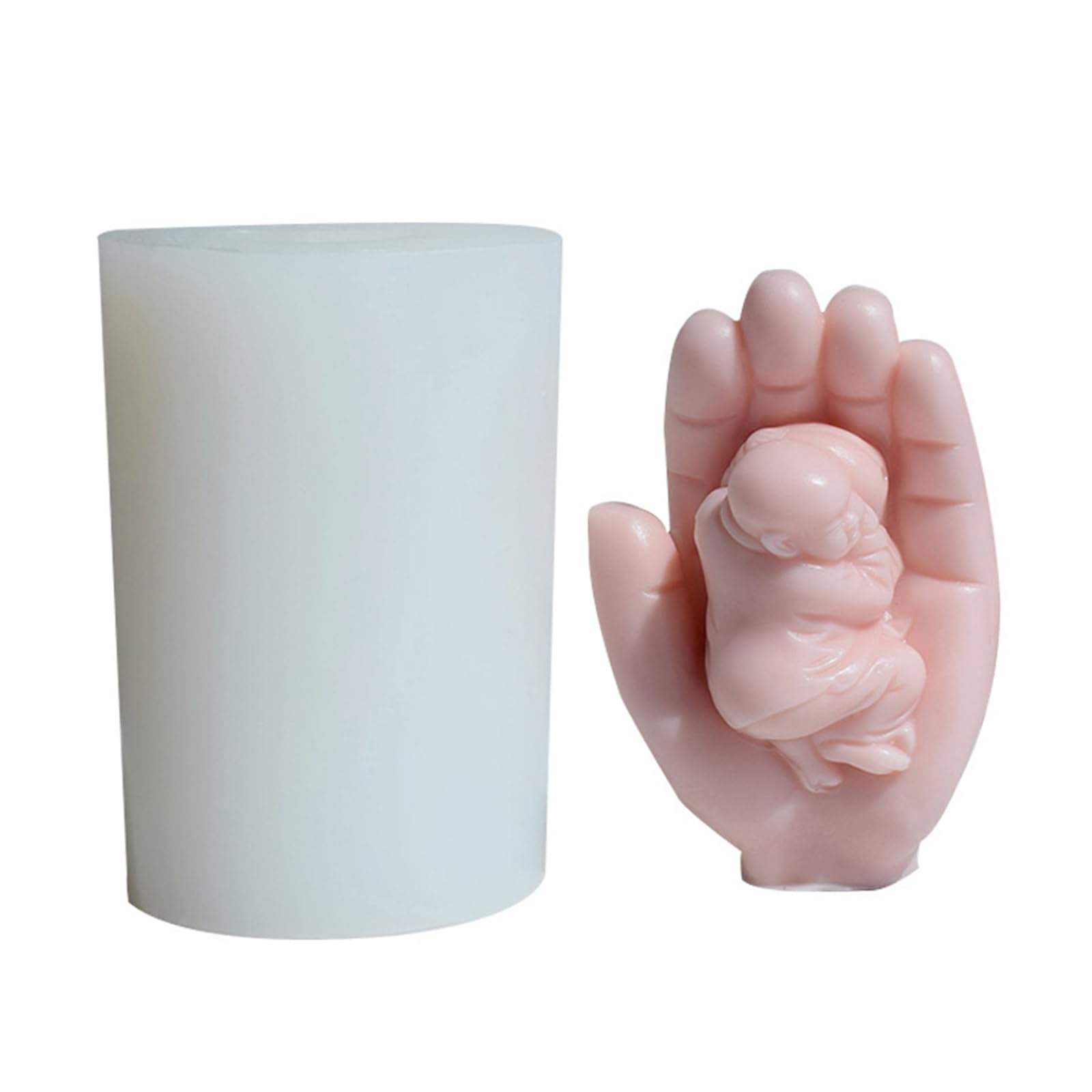 Moule en Silicone pour bébé, forme de gypse, bricolage, plâtre fait à la main, bougies, ornements, artisanat, fabrication de cadeaux à la main, cuisine en Silicone