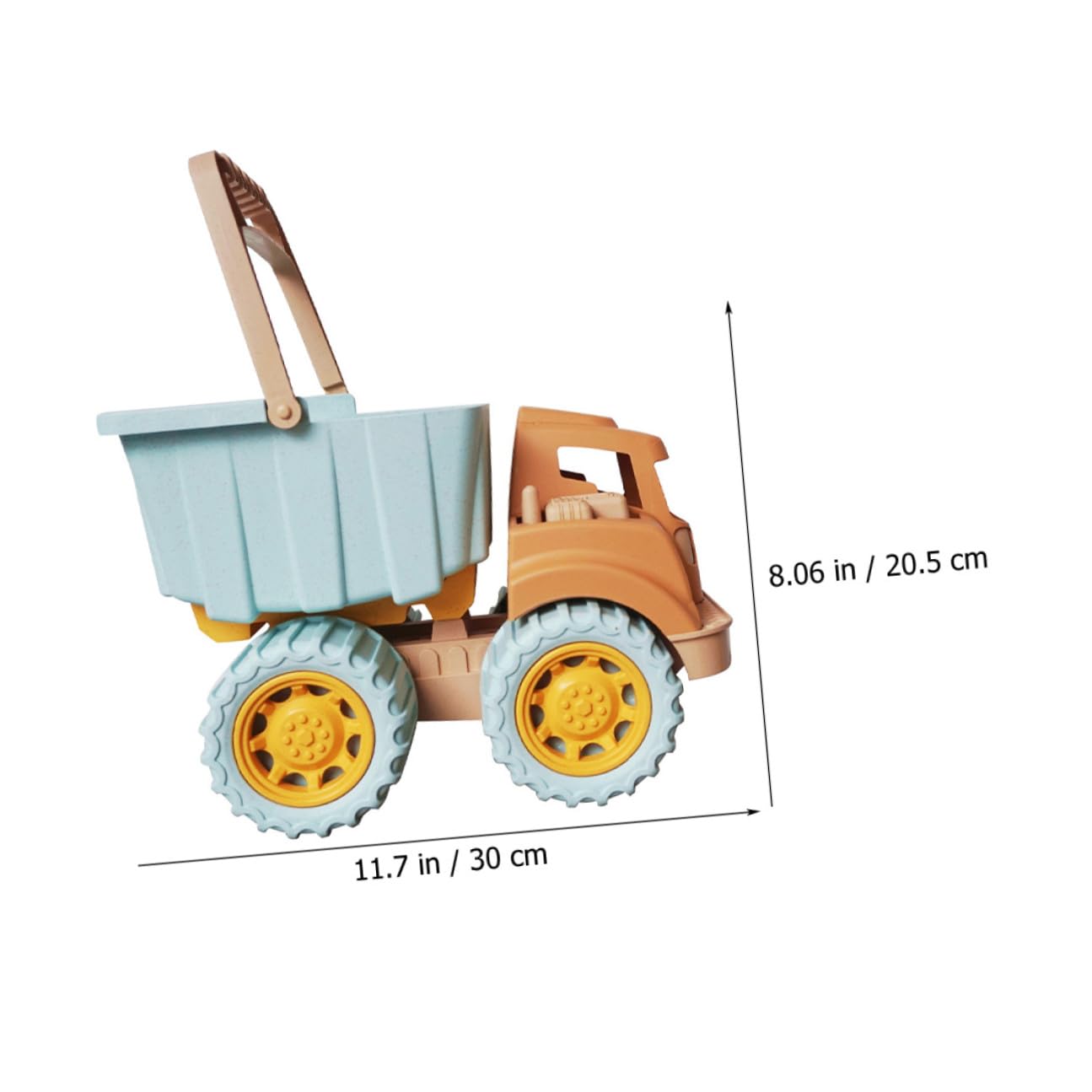 Camion de Sable Jouet en Plastique, Modèle Chantier pour Garçon et Filles