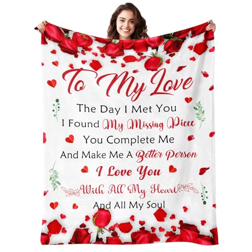 Lavua Anniversary Romantic Gifts for Women - Mothers Day Blanket Gift for Her Wife...
