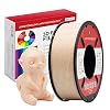 PLA Gloeidraad 1.75mm 3D Printen Materiaal Gloeidraad Voor 3D Printer en 3D-pen Maatnauwkeurigheid +/- 0,02 mm (1KG, Koffie Marmer)