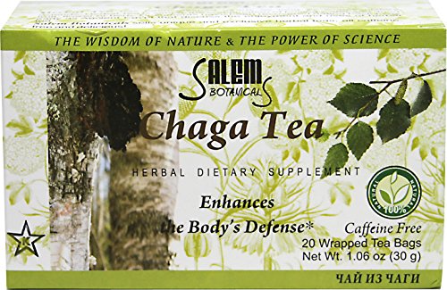 Salem Botanicals Chaga Herbal Tea-20 Tea Bags