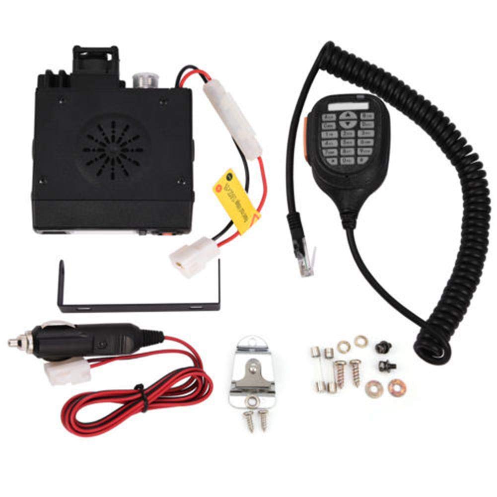 218 VHF/UHF Dual Banda Coche móvil Interphone del Coche Vehículo Transceptor con Programable por PC Largo Alcance Pantalla LCD 200 Canales 136-174/400-470MHZ 25W