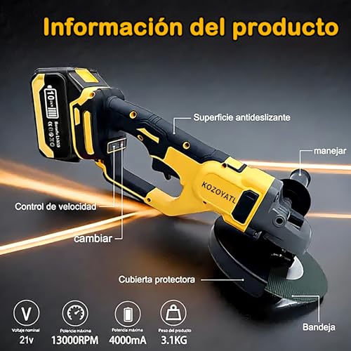Esmeril recargable 11 Imagen adicional