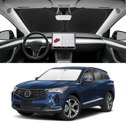 SLOGENTO Custom Fit Windshield Sun Shade for Acura RDX 2013-2026, Blocks UV & Heat, Front Window...