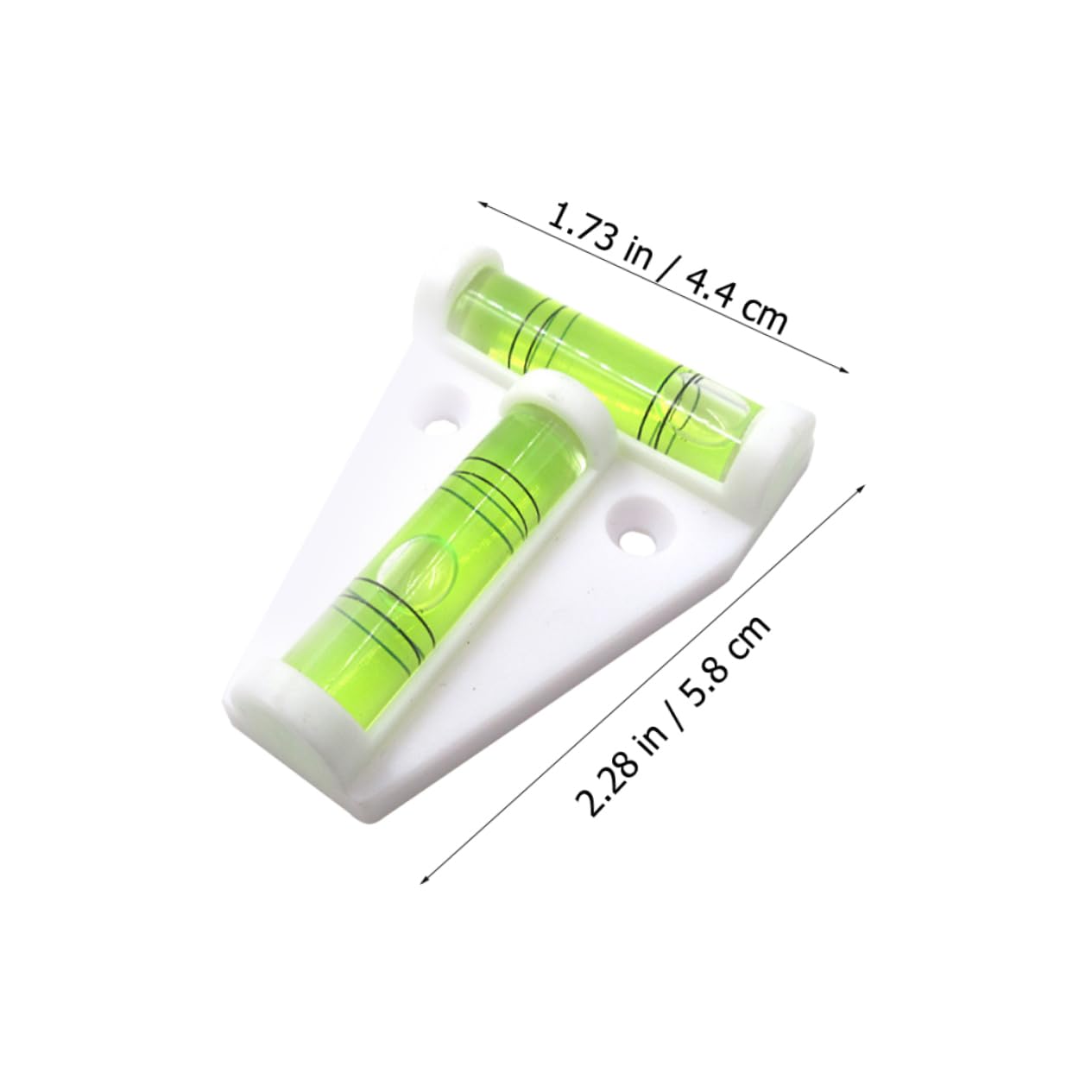 LIFKOME Type Precision Bubble Level Portable Horizontal Spirits Level Highly Visible Bubble Fixing Level for Accurate Alignments Compact Design for Easy Use