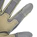 CRUSEA Leather Gloves Tactical Military Shooting Cut Resistant Waterproof Winter (L)