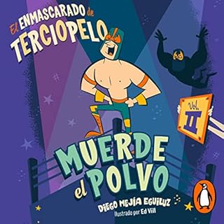 Diseño de la portada del título Muerde el polvo