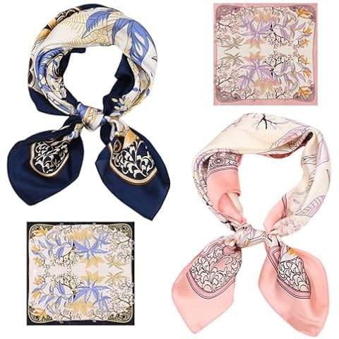 Foulards carrés ZGDEIWGF en satin Cover