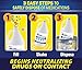 RX Pill Disposal XL, Safe Effective Solution, Destroy and Deactivate Prescription Medication Drug Medicines, XLarge 64oz Capacity - 4 Pack with 1 Funnel