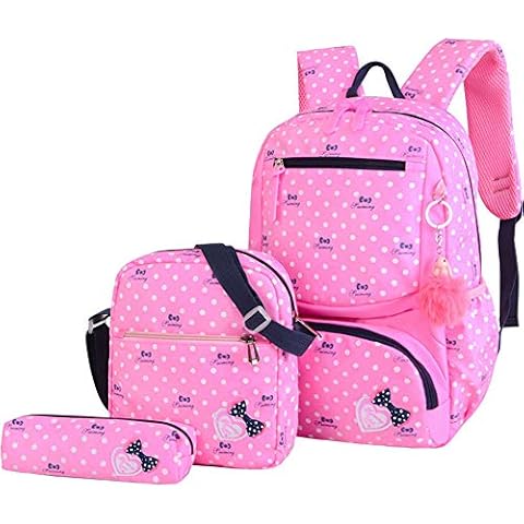 VIDOSCLA Crown Prints Backpack Set for Kids Cover