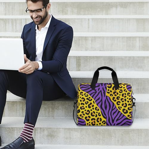 Funda portátil para laptop 15.6" amarilla morada miniatura 3