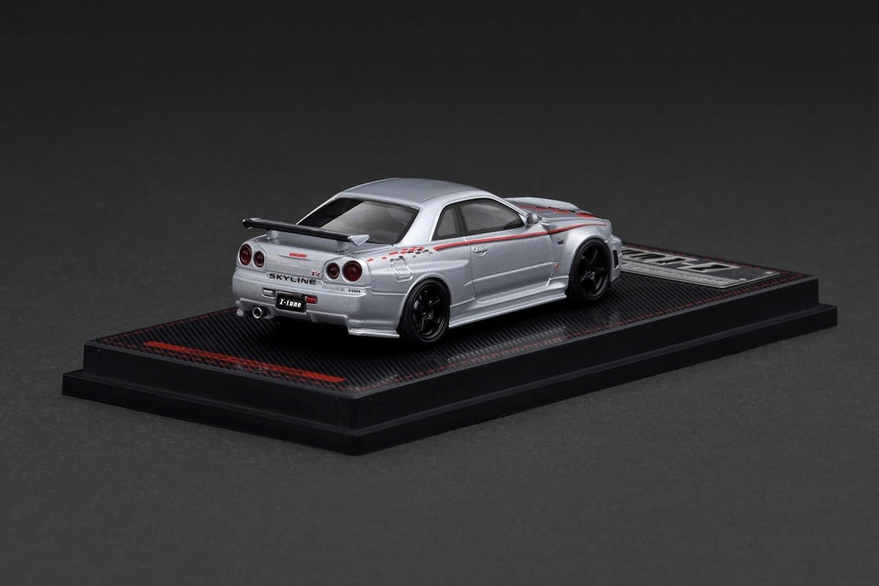TK Company Ignition Model 1/64 Nismo R34 GT-R Z-Tune Silver