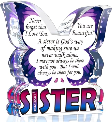 Sisters Birthday Gifts from Sister, Unique Big Sister Gifts for Mothers Day, Best Sister Ever Gift...