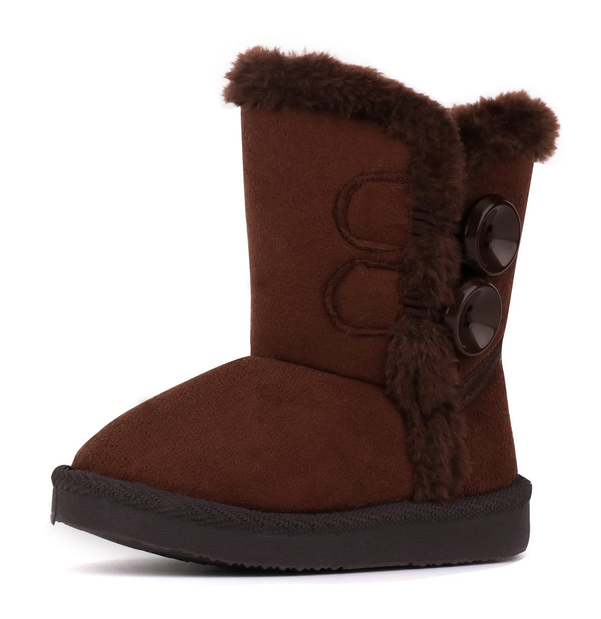 Femizee Girls Boys Warm Winter Boots Kids Outdoor Snow Boots(Toddler/Little Kid)