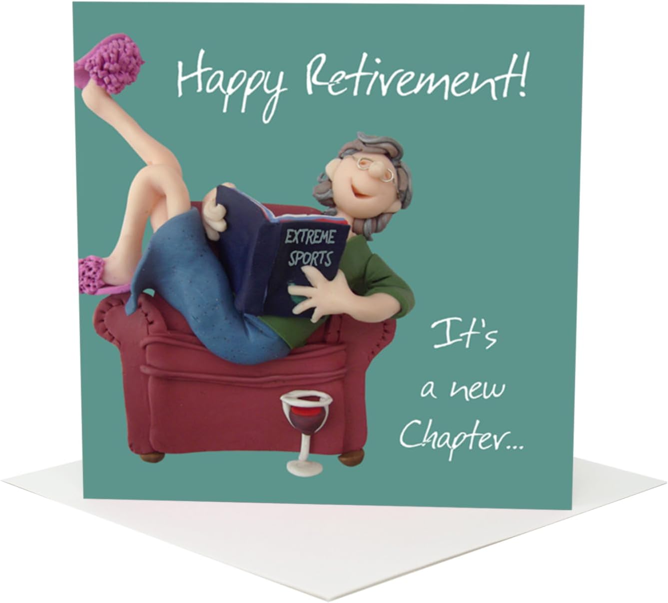 Holy Mackerel Retirement Card for Women — Funny New Chapter Retirement Card for Her — Original Artwork by Erica Sturla