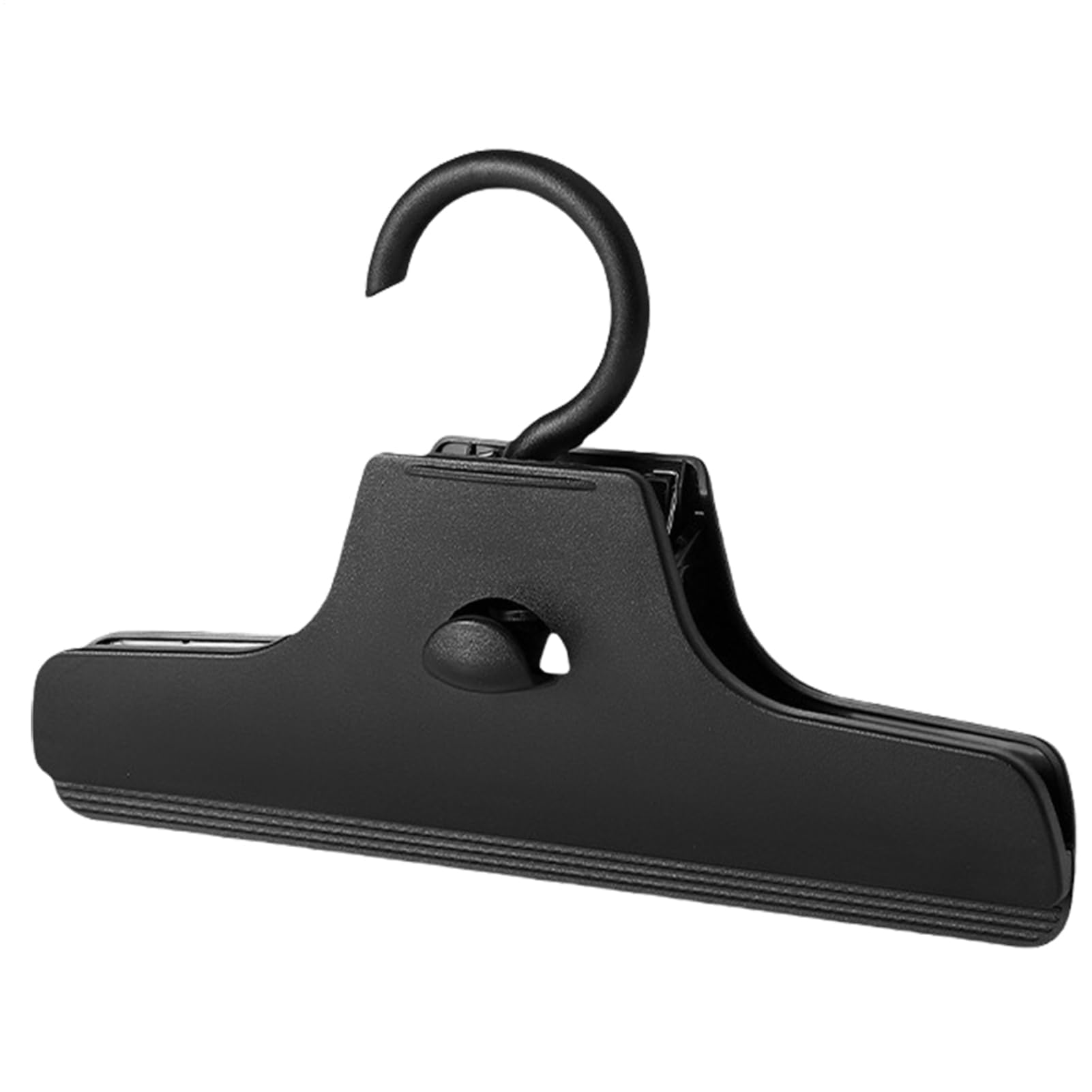 Percha antideslizante con clip para pantalones, faldas y vestidos, diseño fuerte que ahorra espacio, perfecto para la nización del armario, 8.27 x 5.31 x 0.79 pulgadas