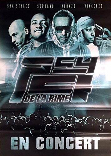 Poster Psy 4 De La Rime 70X100 Cm idéal pour décorer un studio de musique urbaine